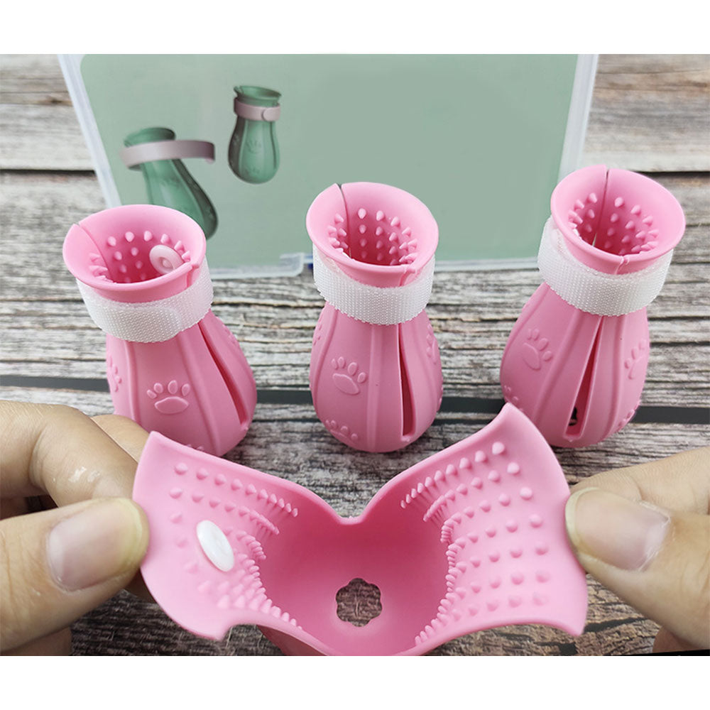 Adjustable Cat Foot Claw Cover Anti-Scratch Prickly Nail Glove Cat Boots For Cats Only - view 6