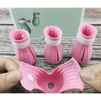 Adjustable Cat Foot Claw Cover Anti-Scratch Prickly Nail Glove Cat Boots For Cats Only - view 6