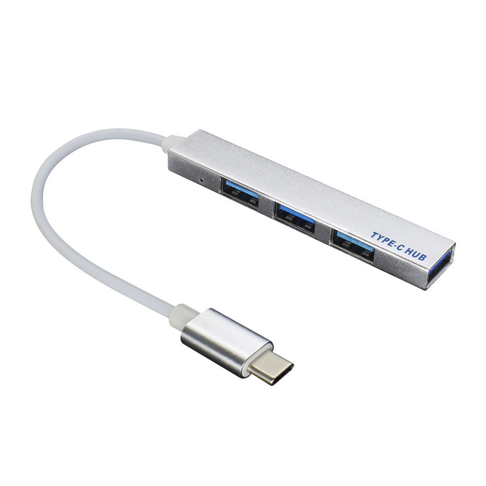 Notebook Type-C HUB 4-port USB Deconcentrator Aluminum Alloy Multi-port USB HUB Typec Docking Station - view 2