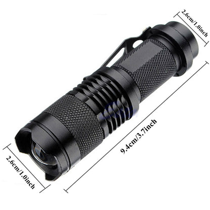 2 Pack UV Flashlight LED Handheld Blacklight Ultra Violet Flashlight 395nm Mini Light Inspection Lamp Torch Detector - view 2