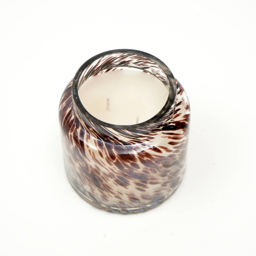 Splatter Pastel Glow Candle Elegant & Aromatic Wax Candle For Home & Office Long-Lasting Burn & Soothing Fragrance - view 2