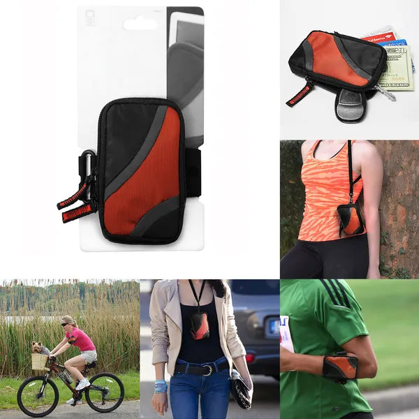 Case Logic Small Size Case With Armband (Black&Orange Color) - view 3