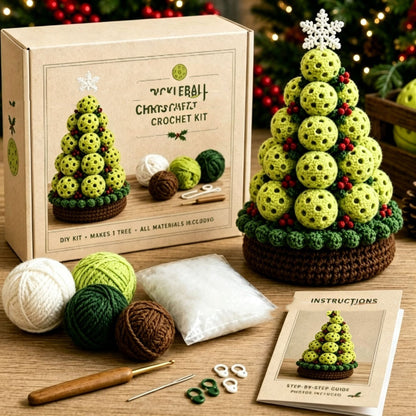 Sports Ball Christmas Tree Crochet Kit - view 8