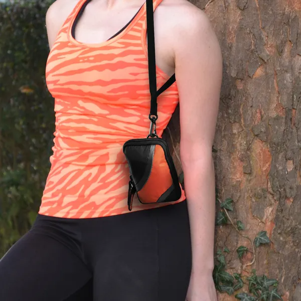 Case Logic Small Size Case With Armband Black&Orange Color