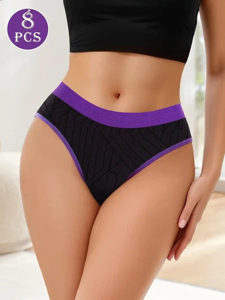 5 Colors Pack Women's Panties Bikini Sexy Underwear Nylon Seamless Knickers Women's Breathable Panties - view 6