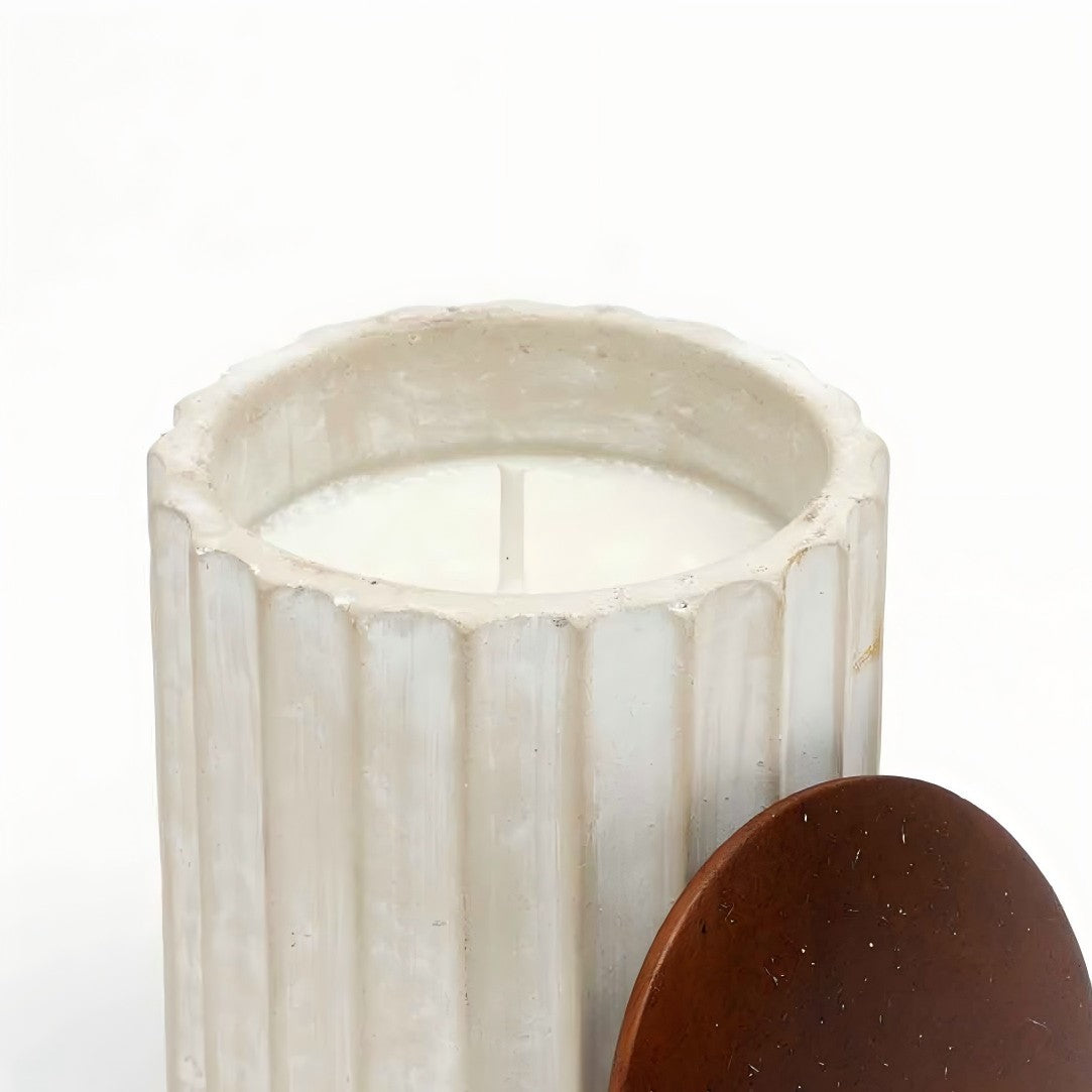 Jar Candle Ecomix Wax Fill With Wooden Lid - Vanilla Lavender, 6oz - view 2