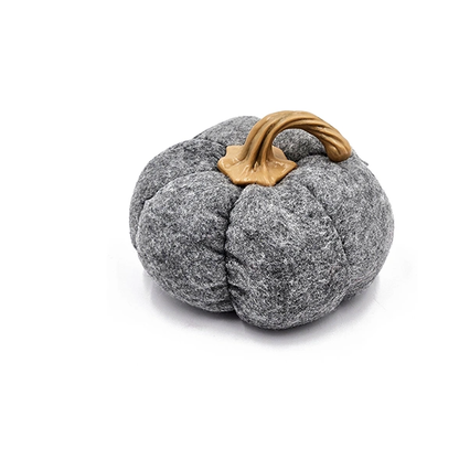 Set Of 3, 8.3x8.3x5.5 Gray Pumpkin, Pumpkin Ornament Decor For Holiday Harvest Festival Fall Festival Thanksgiving - view 2
