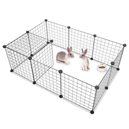 Pet Playpen Small Animal Cage Indoor Portable Metal Wire Yard Fence For Small Animals - view 6