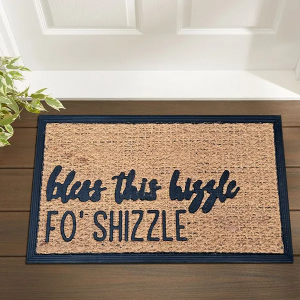 Funny Coir Doormat Hello There Welcome Front Porch Decor Doormat For The Entrance Way Outdoor With Heavy-Duty Non Slip - view 3