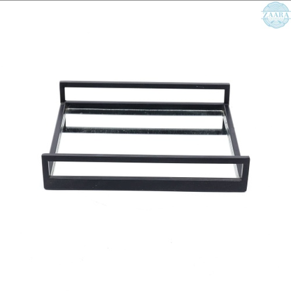 Handcrafted Glass With Metal Frame Serving Tray - view 4