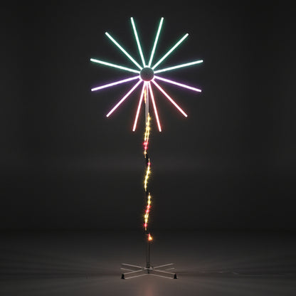8.3FT Lighted Firework Light With Stand Christmas Decorations, Lighted Holiday Decor With 180 RGB LED Lights - view 6