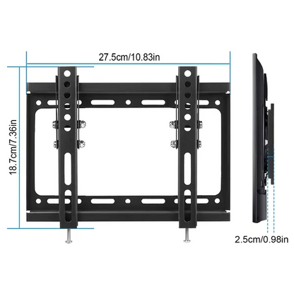 TV Wall Mount Bracket Tilt For Flat TV VESA 200x200mm - view 3