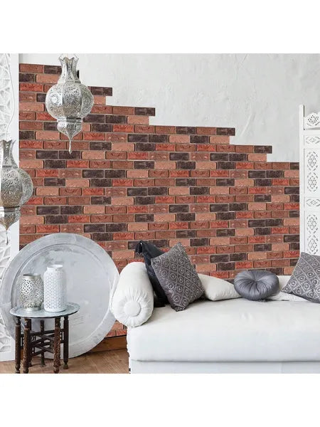 30pcs Waterproof 3D Faux Brick Wall Panels Peel And Stick, Self Adhesive Wall Panels - view 5