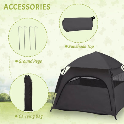 Pop Up Dog Tent / Pet Camping Tent - view 4