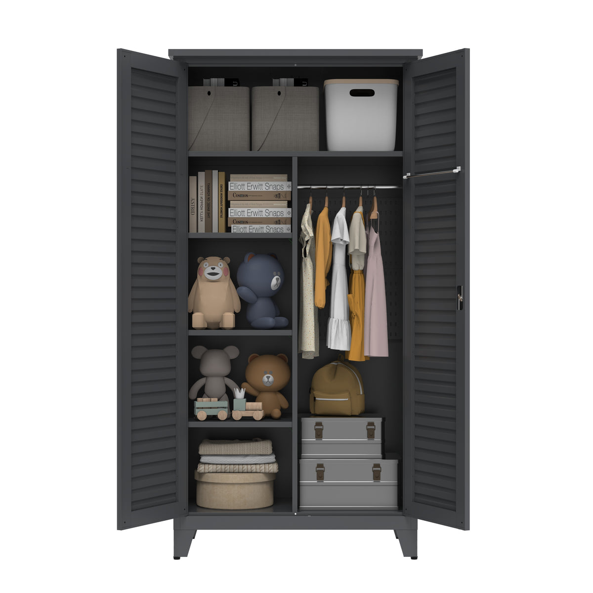 73'' Tall Metal Tool Storage Cabinet, With Ample Storage Space For Garage,Warehouse,Garden,Office, Living Room,Bathroom - view 2