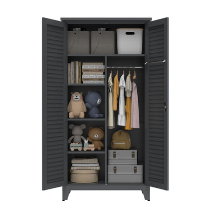 73'' Tall Metal Tool Storage Cabinet, With Ample Storage Space For Garage,Warehouse,Garden,Office, Living Room,Bathroom - view 2