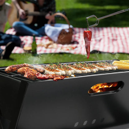 Foldable BBQ Grill Portable BBQ Barbecue Grill Camping Garden Outdoor Travel For Camping Picnic RV Travel - view 6