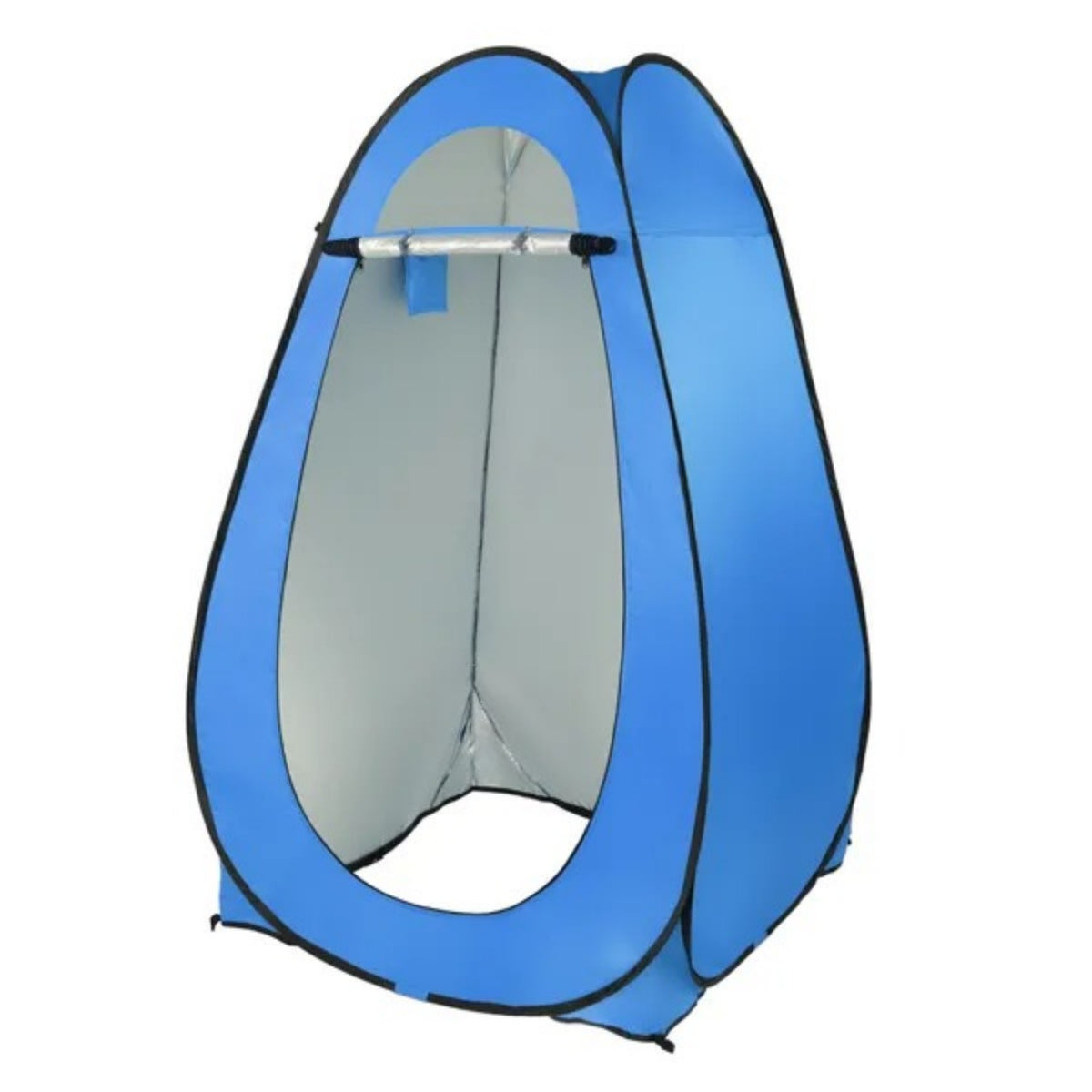 1-2 Person Portable Up Toilet Shower Tent Changing Room Dressing Tent Camping Shelter Blue - view 4