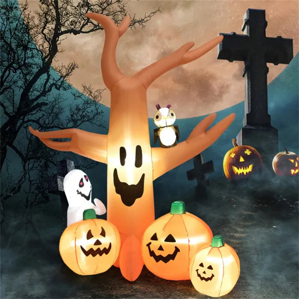 8-foot Halloween Inflatable Pumpkin - view 5