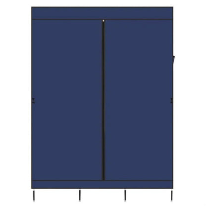 71 Portable Closet Wardrobe Clothes Rack Storage Organizer With Shelf Navy RT - view 4