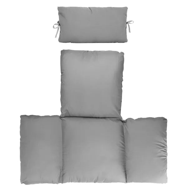 Egg Chair Cushion Hanging Basket Seat Cushion Thicken Soft Egg Swing Chair Pad Hanging Egg Chair Cushion With Headrest - view 4