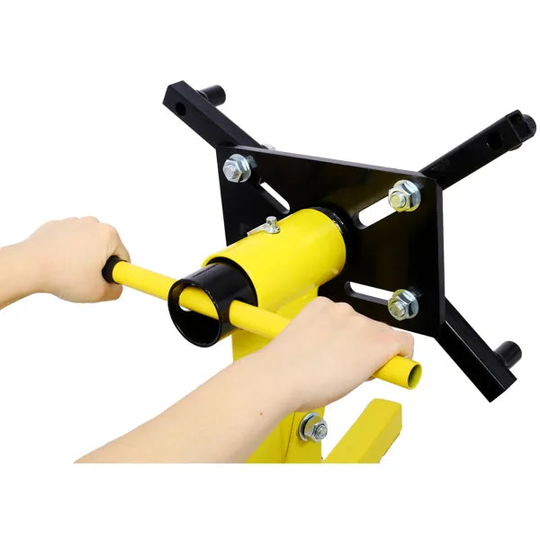 Folding Engine Stand 2000 LBS Capacity Motor Hoist 360 Degree Adjustable Mounting Head Dolly Mover Auto Repair Rebuild - view 10