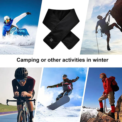 USB Women Men Heating Scarf Temperature Scarf 3 Gears Adjustable USB Charging Heat Control Neck Warmer For Cycling - view 5