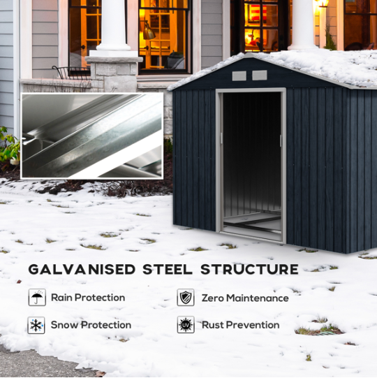 Outdoor Garden Storage Shed Tool House - view 3