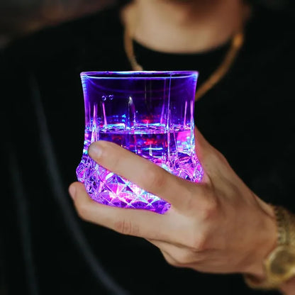 2 Packs Light Up Cups Liquid Activated Multicolor LED Glasses Light Up Drinking Shot Glasses - view 5
