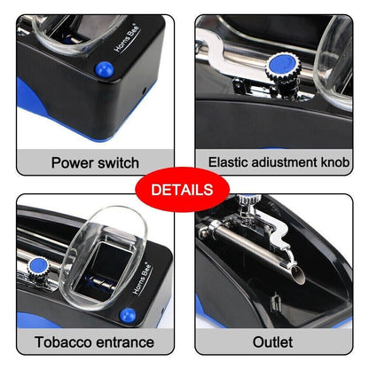 Cigarette Machine Automatic Electric Rolling Roller Tobacco Injector Maker US - view 7