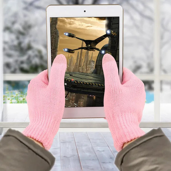 Unisex Winter Knit Gloves Touchscreen Outdoor Windproof Cycling Skiing Warm Gloves - view 5