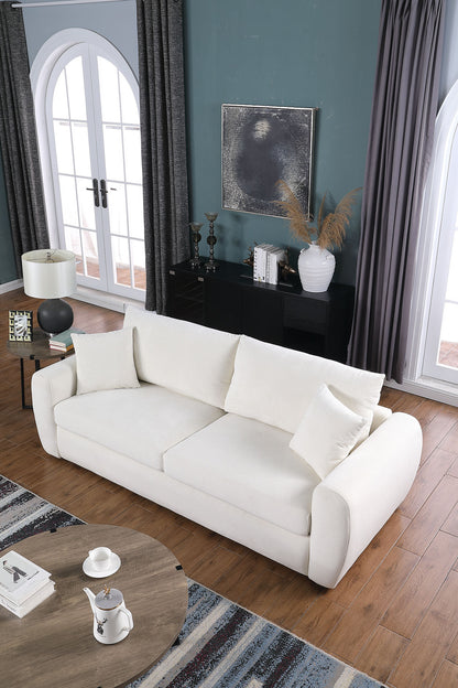 Modern Minimalist Comfortable Compressed BEIGE Sofa - view 4