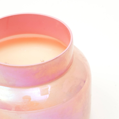 Scented Wax Candle Jar - Pink Lustre - view 6