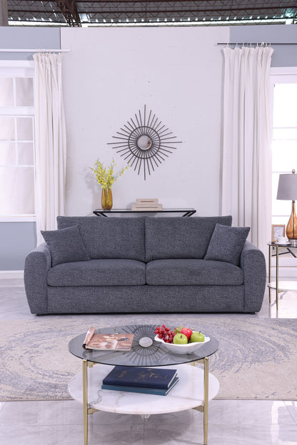 Modern Minimalist Comfortable Compressed GREY Sofa - view 5
