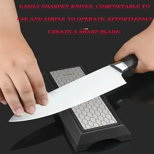 Diamond Double-sided Sharpening Stone 400#/1000# With Coarse And Fine Grit And Non-slip Base - view 4