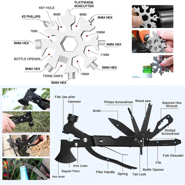 Emergency Survival Kit 30 In 1 Professional Survival Gear Equipment First Aid Supplies For SOS Tactical Hiking Hunting - view 5