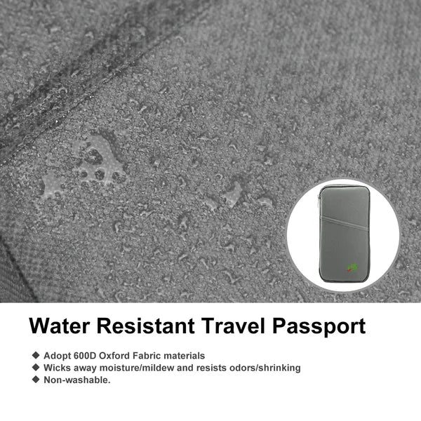 Travel Passport Wallet 12Cells Ticket ID Credit Card Holder Water Repellent Documents Phone Organizer - view 3