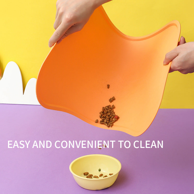 Dog Food Mat For Floors Waterproof,Thicker Cat Food Mat Non-Slip,Dog Bowl Mats For Food And Water - view 3