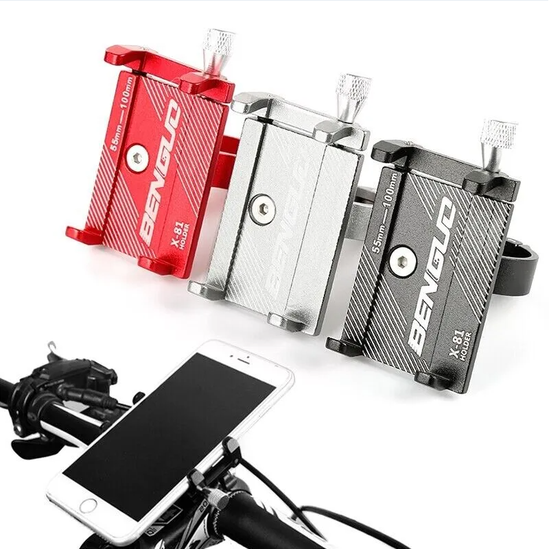 Aluminum Motorcycle Bike Bicycle Holder Mount Handlebar For Cell Phone GPS US - view 7