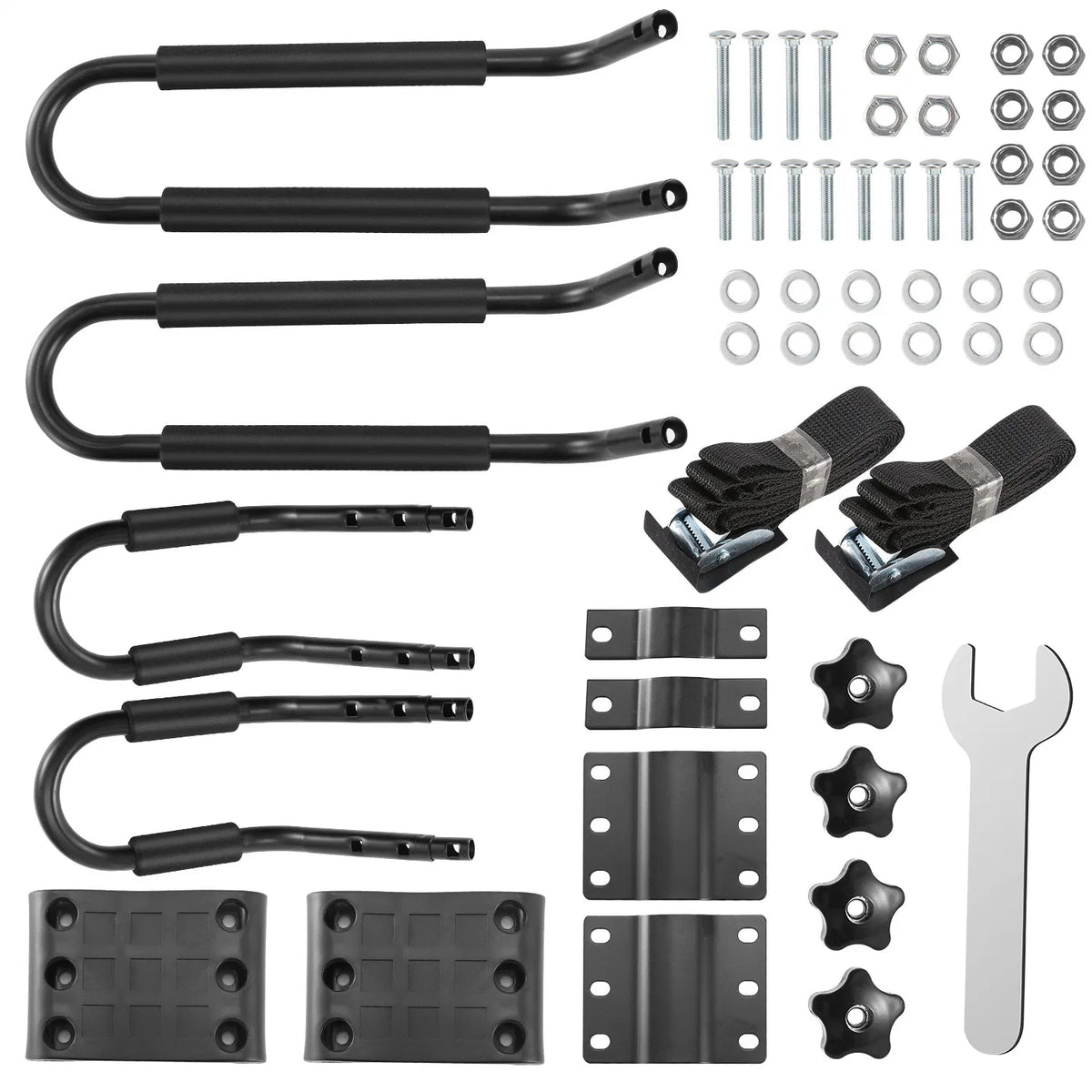 Universal Kayak Roof Rack J Bar, 1 Pairs-Bar Rack HD Kayak Carrier Canoe Boat Surf Ski Roof Top Mount Car SUV Crossbar - view 4