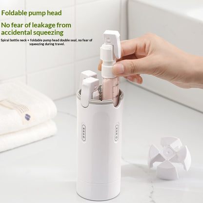 4 In 1 Travel Dispenser Portable Travel Bottles Leak Proof Leakproof Travel Container For Perfume Shampoo Conditioner - view 5