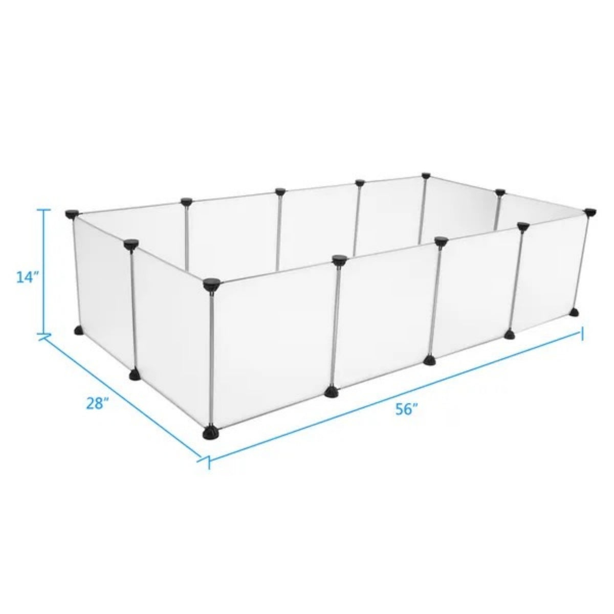 Pet Playpen, Portable Large Plastic Yard Fence Small Animals, Puppy Kennel Crate Fence Tent RT - view 3