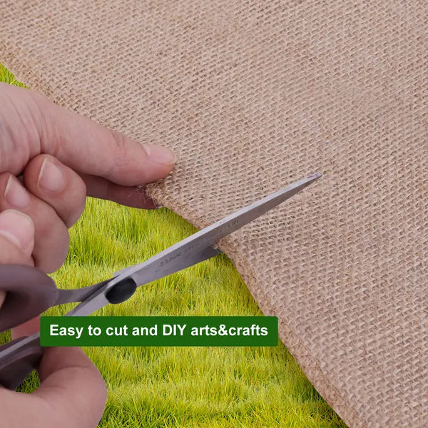 3.3ft*15ft Natural And Eco-friendly, Jute Cloth Roll, Garden Plant Cover, Soil-moisturizing And Weed-control Cloth - view 4