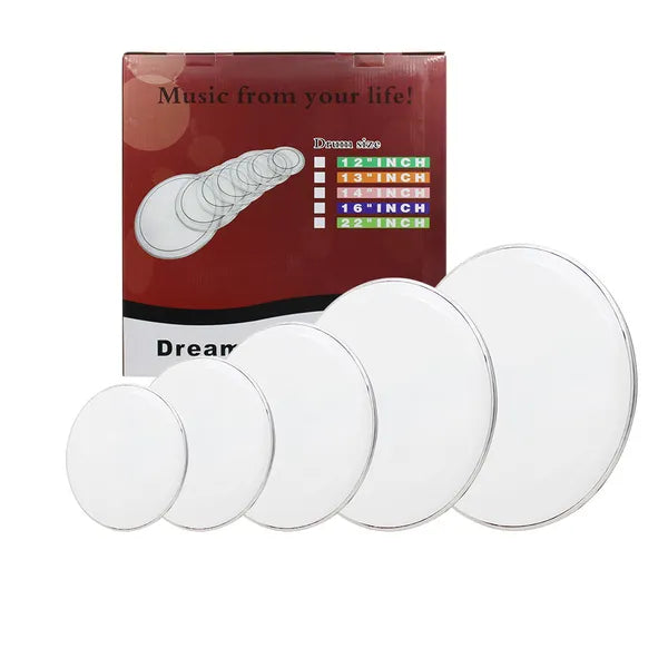 Drum Heads - 22', 16', 14', 13', 12' - White - view 5