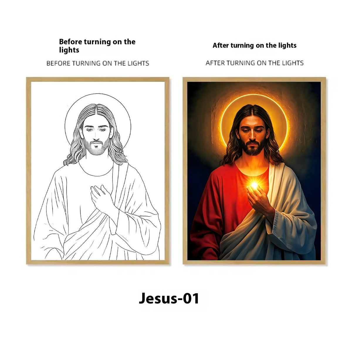 Lights, Picture Frames, Jesus Decorations, Crosses, Redeeming Angels - view 4