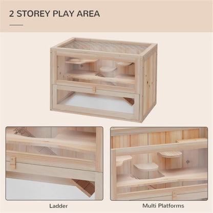 Wooden Hamster Cage - view 3