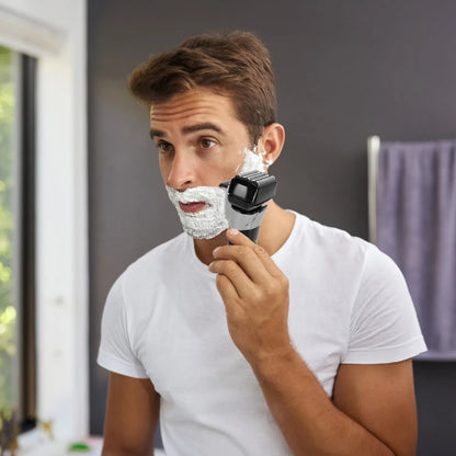 Electric Foil Face Shaver 5-Blade Electric Razor For Men Wet & Dry Jawline Beard Trimmer Precision Sideburn Shavers - view 10