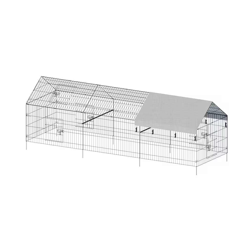 Poultry Farming Outdoor Metal Chicken Coop - view 9