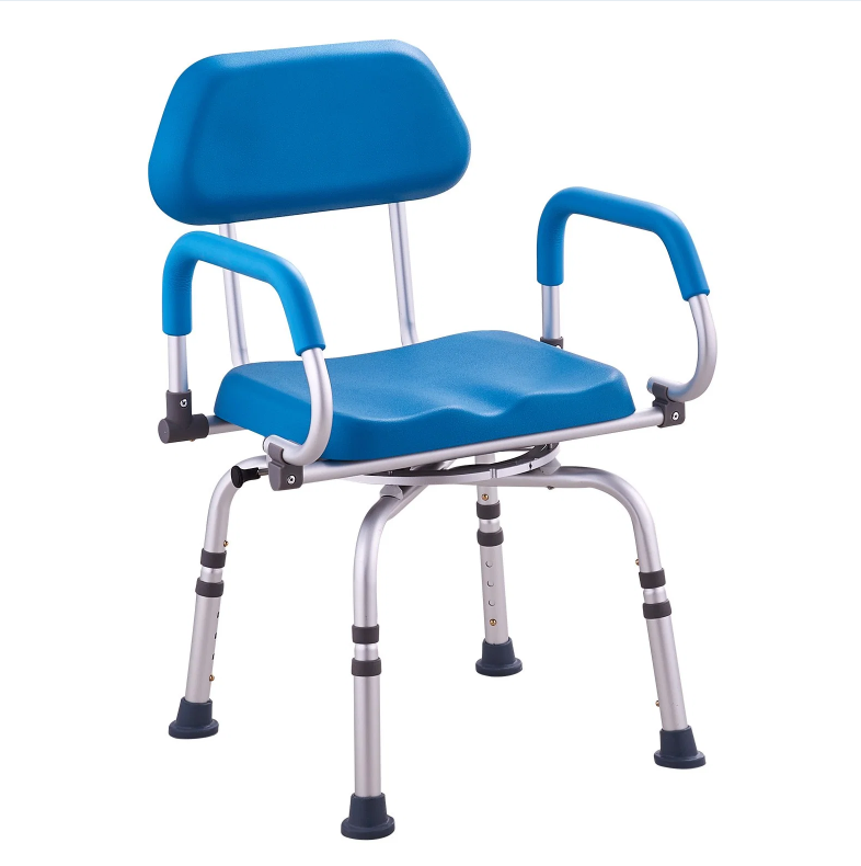 Swivel Shower Chair 360 Degree, Adjustable Shower Seat With Pivoting Arms & Padded Bath Seat For Inside Shower Or Tub - view 5