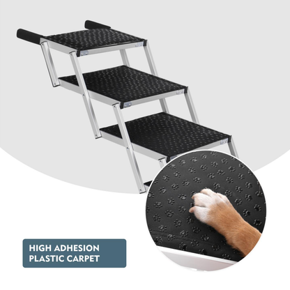 Foldable Dog Ramp For Cars, SUVs, Trucks, Portable Pet Dog Stairs For Large Dogs With Non-Slip Surface & Reinforced - view 9